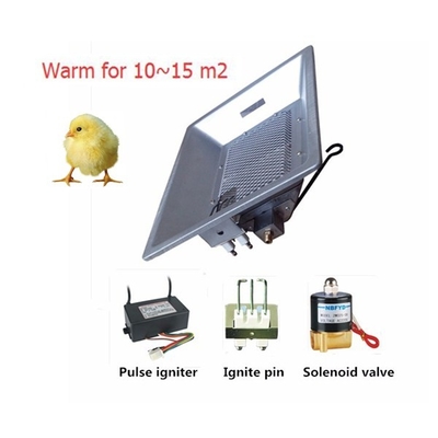 Infrared IR Gas Brooder Heater Automatic Ignition Gas Savying For Livestock Shed