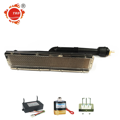 Compact Powder Coating Oven Gas Burner NG LPG Tunnel Oven High Efficiency
