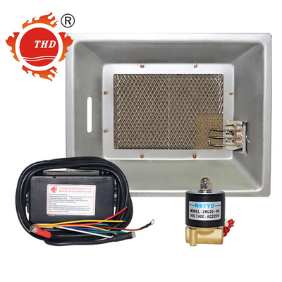 LPG Natural Gas Infrared Brooder Heater Automatic Temperature Control For Chicken