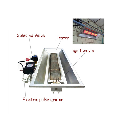 Natural LPG Poultry Heaters Automatic Ignition Infrared Heat Lamp For Chicks