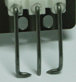 Ceramic Electric Ignition Electrodes 3 Pin For Powder Coating Oven