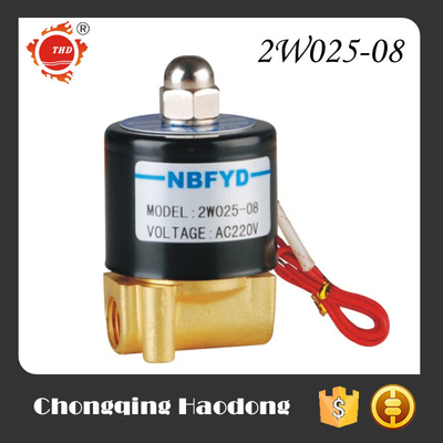 Gas Water Oil Air Brass Solenoid Valve 1/4 Inch Normal Closed