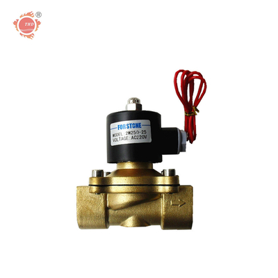 Resistenza alle alte temperature dell'elettrovalvola a solenoide d'ottone dell'acqua del gas da 3/4 di pollice di Viton