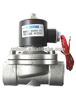 Resistenza alle alte temperature dell'elettrovalvola a solenoide d'ottone dell'acqua del gas da 3/4 di pollice di Viton
