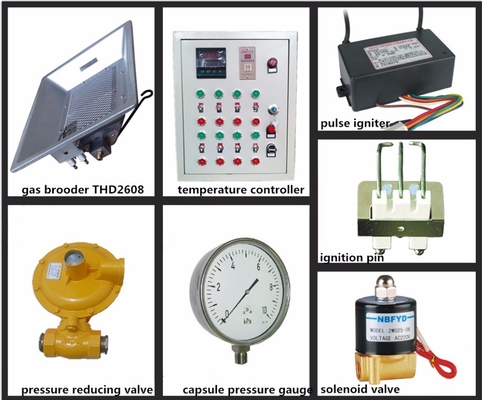Catalytic Ceramic Infrared Heater 3000 - 5000pa Brooder Heater For Chicks