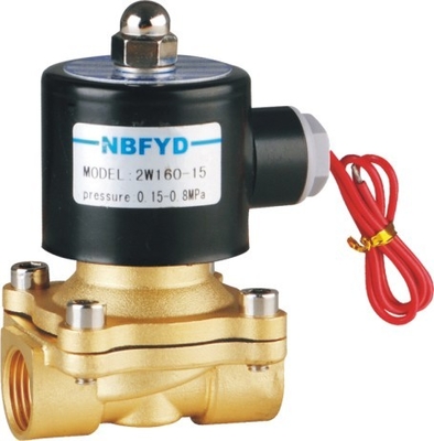 2W160-15 Brass Solenoid Valve Normally Close Two Way Solenoid Valve