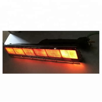 NG LPG Infrared Gas Pizza Oven Propane Burner HD242 Galvanized Sheet Ceramic Plate