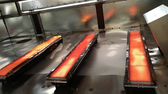 Painting Line Powder Coating Oven Gas Burner Metal Ceramic Burner Natural Gas