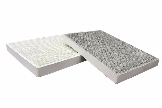 Rectangle Cordierite Gas Ceramic Heater Plates Tile Honeycomb