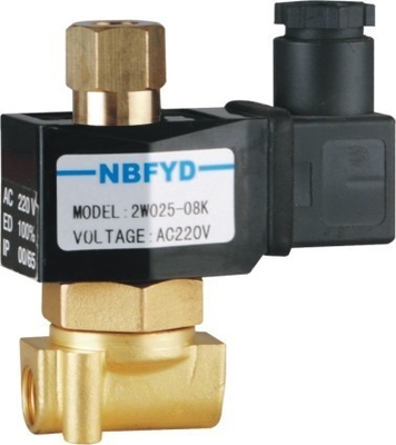Hydraulic Electric Solenoid Valve Normally Closed 2 Way Brass stainless Steel