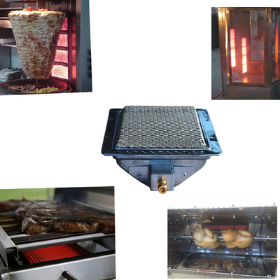 LPG Katalytischer BBQ-Infrarot-Seitenbrenner, der Keramik-Infrarot-Grillbrenner röstet