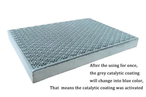 Gas Burner Honeycomb Ceramic Heater Tiles Replacement With Catalytic Coating