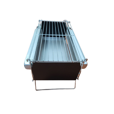 2PCS Burner Infrared Gas BBQ Grill Camping Smokeless Portable Foldable