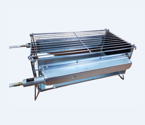 Commercial Bbq Yakitori Grill With Infrared Ceramic Tiles Gas Burner THD405