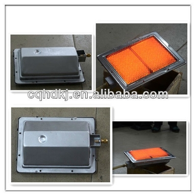 Flameless Ceramic Catalytic Bbq Burner 220*170MM 2.94KW Gas Infrared For Shawarma HD220