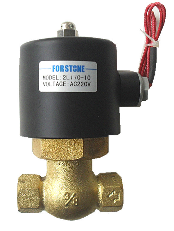 Elettrovalvola a solenoide elettrica d'ottone da 3/4 di pollice di CA 220V per acqua calda NC