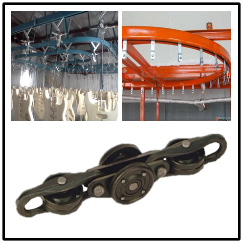 UH-5075 Overhead Conveyor Chain Types Carbon Steel For Production Assembly Line