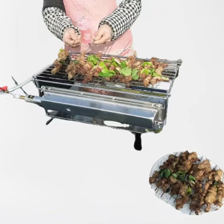 Einfaches Carry Folded Portable Bbq Grill-rauchloses Infrarotgas Heater Barbecue Outdoor Oven