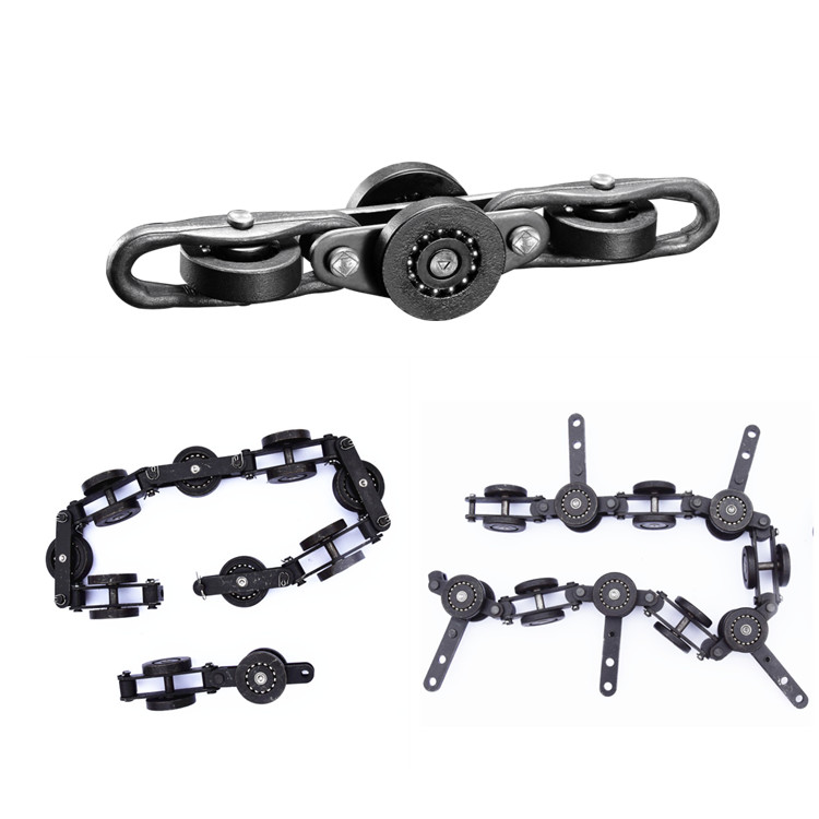 Powder Chain Pack Enclosed Heavy Duty Conveyor Chain Overhead For Powder Coating Oven Line