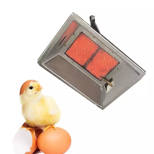 Galvanized Plate Poultry Brooder Heater NG Biogas Propane Chicken Coop